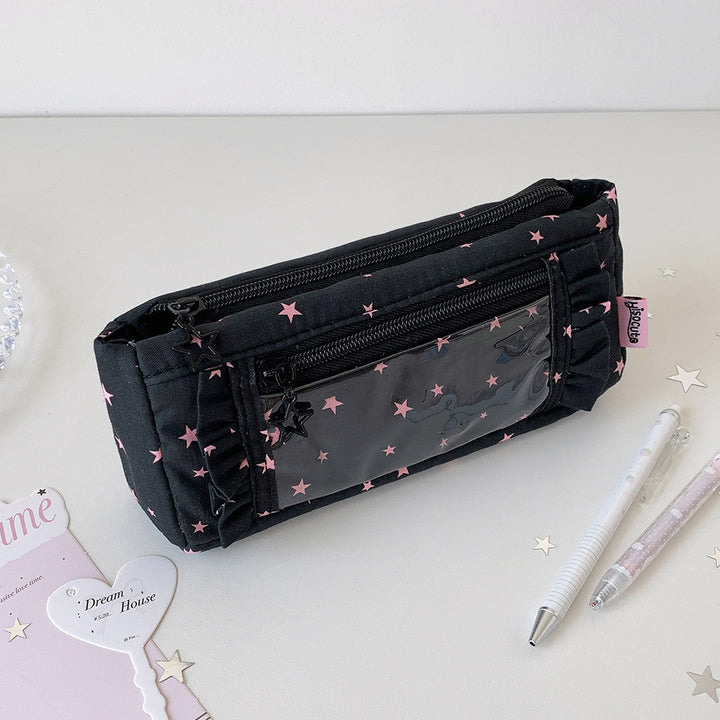 Star-Patterned Pencil Case Stornfield