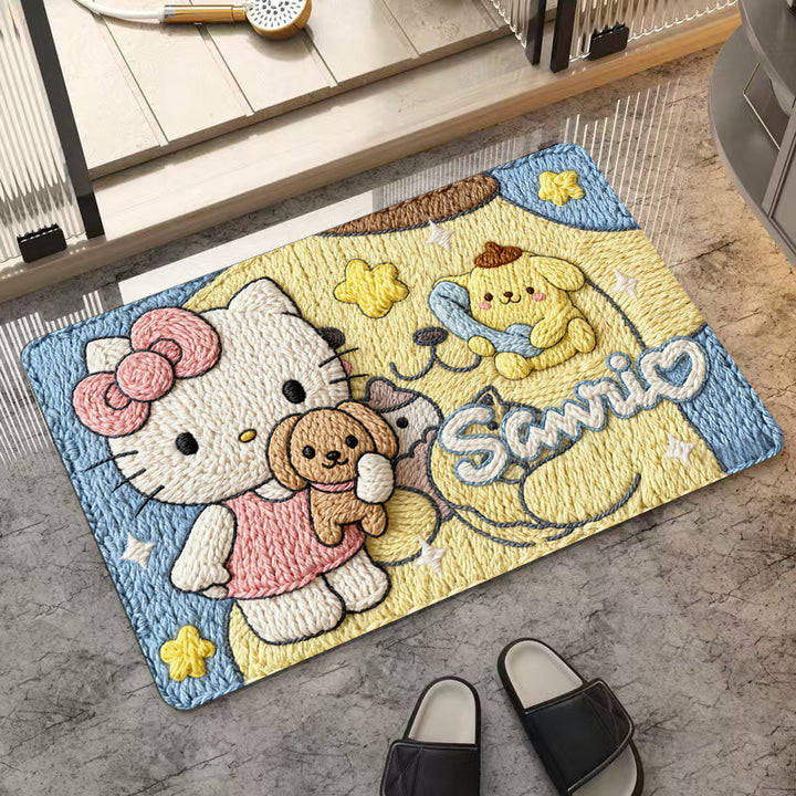 Cartoon Character Doormat for Home Entryway