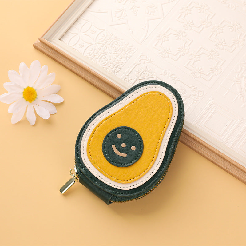 Fun Fruit-Themed Zippered Coin Purse Stornfield