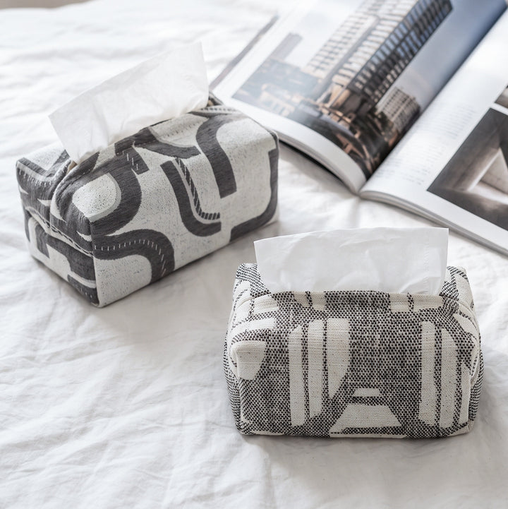 Designer tissue box holder