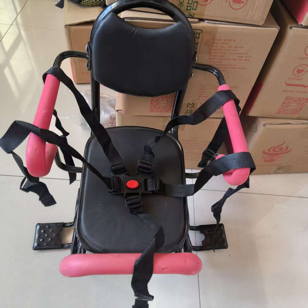 toddler safety bike seat with adjustable five-point harness padded armrests and footrests Stornfield