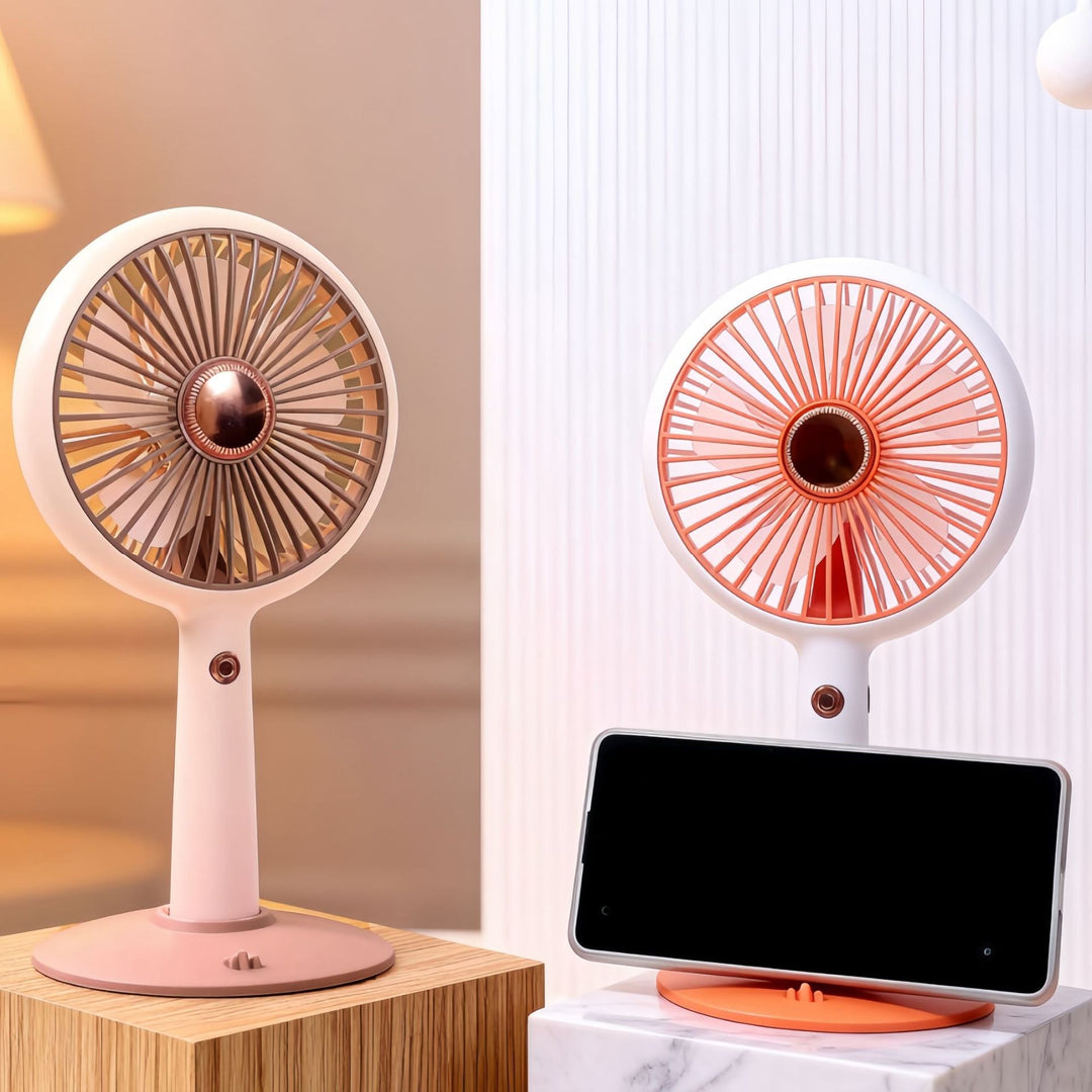 Women's Portable Table Fan with Adjustable Tilt Angle Stornfield