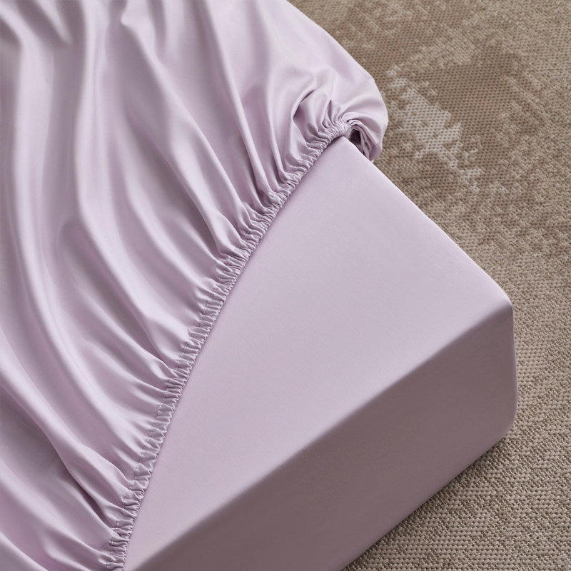 Deep-Pocket Silky Microfiber Fitted Sheet with All-Around Elastic