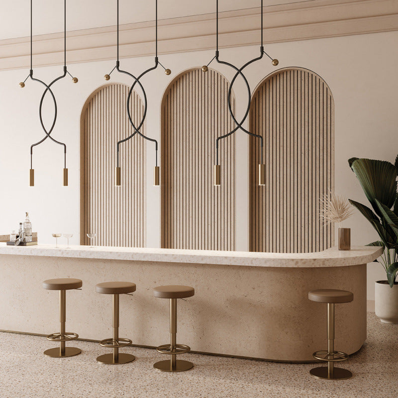 Contemporary Curved Pendant Light