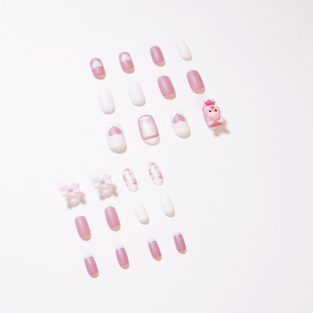 Artificial nail art with playful animal design Stornfield