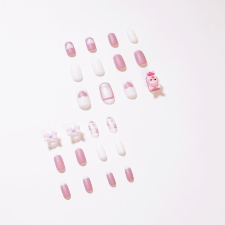 Artificial nail art with playful animal design Stornfield