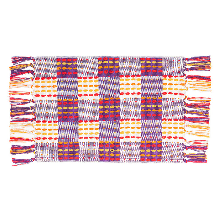 Woven placemat made of cotton in buffalo check with fine structured surface Stornfield