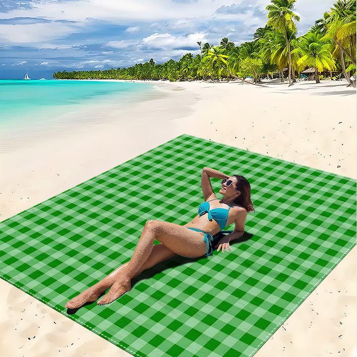 Mandala Design Beach Mat Stornfield