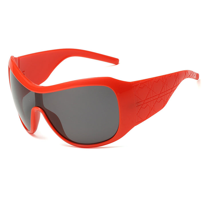 Men's Sporty Wraparound Sunglasses Stornfield