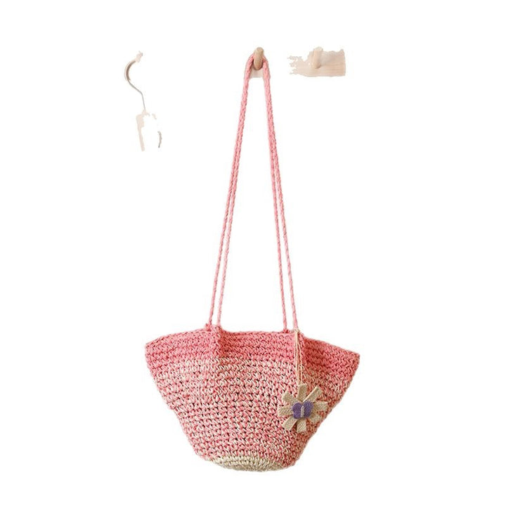 Fashionable and Handcrafted Handbag with Floral Accent Stornfield