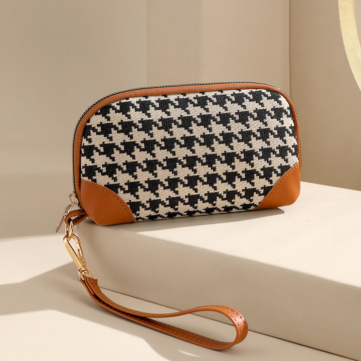 Stylish Zip-Around Clutch