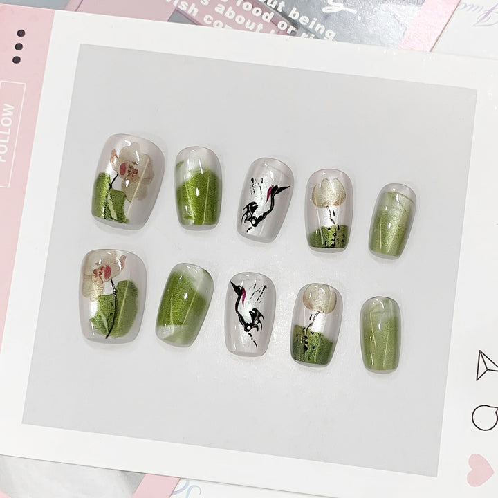 Artful Nail Art with Floral Designs Stornfield