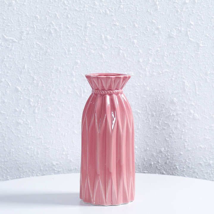 Elegant Textured Ceramic Flower Vase Stornfeild 1790310307