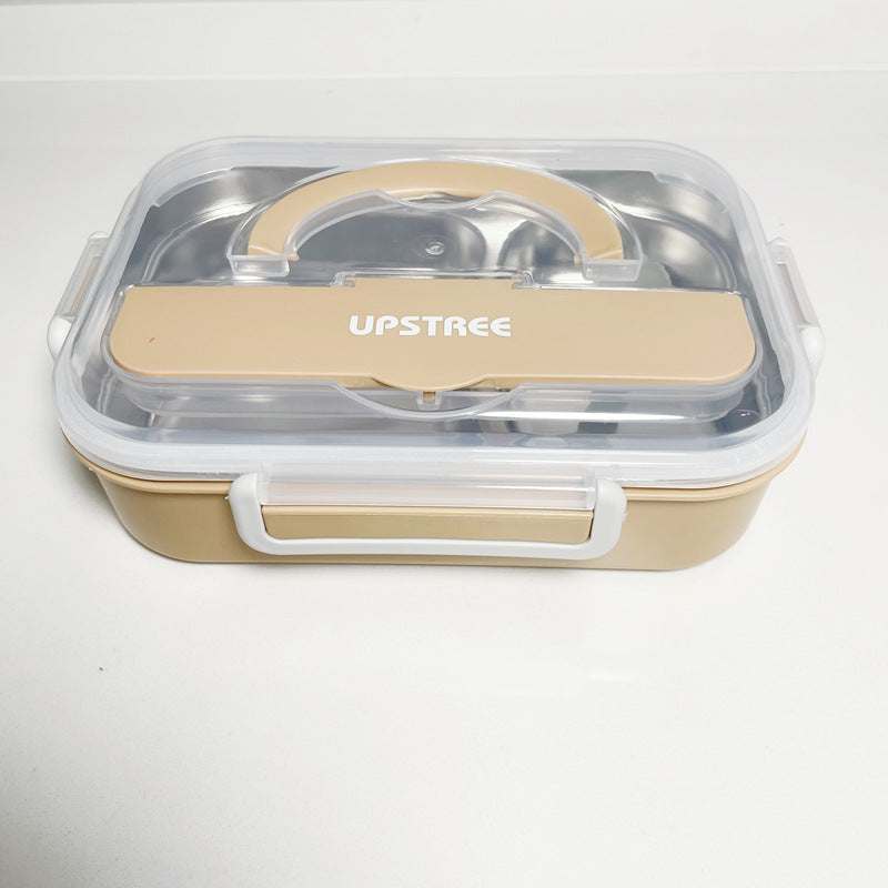 Multi-Compartment Microwave-Safe Lunch Box
