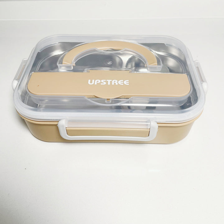 Multi-Compartment Microwave-Safe Lunch Box