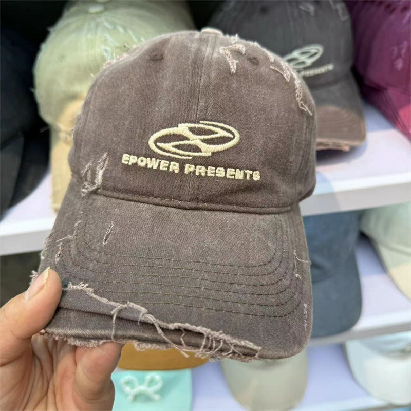 Unisex Distressed Cotton Baseball Cap Stornfield