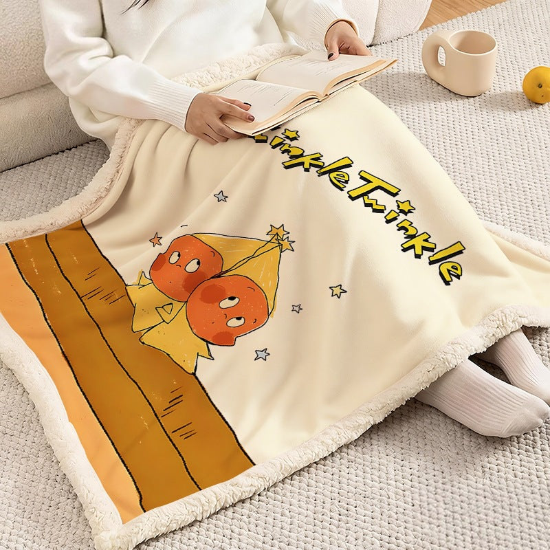 Soft Flannel Cartoon Fleece Blanket