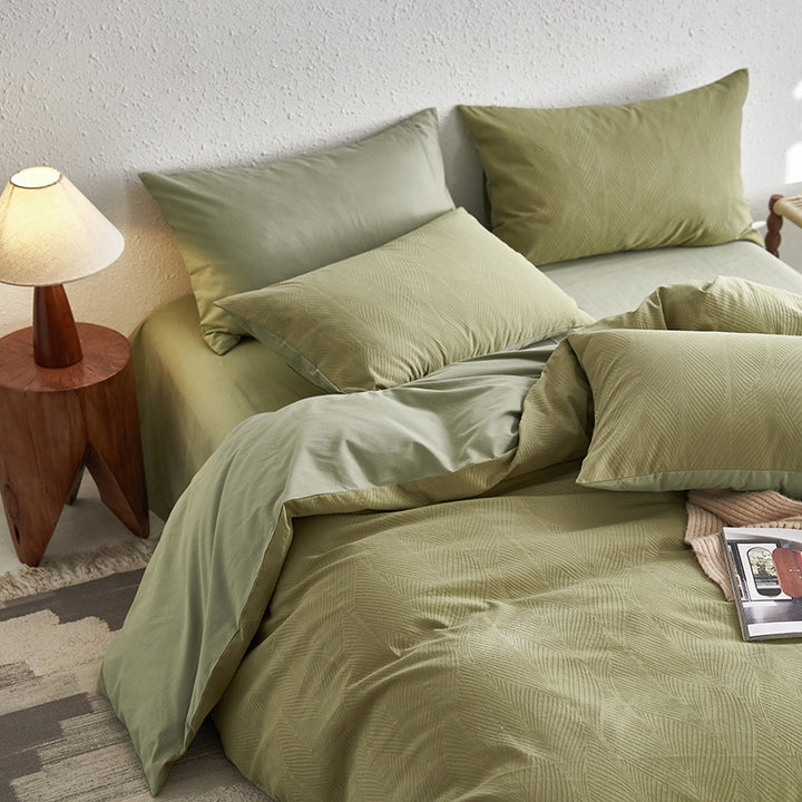 Textured Luxury Duvet Cover Set