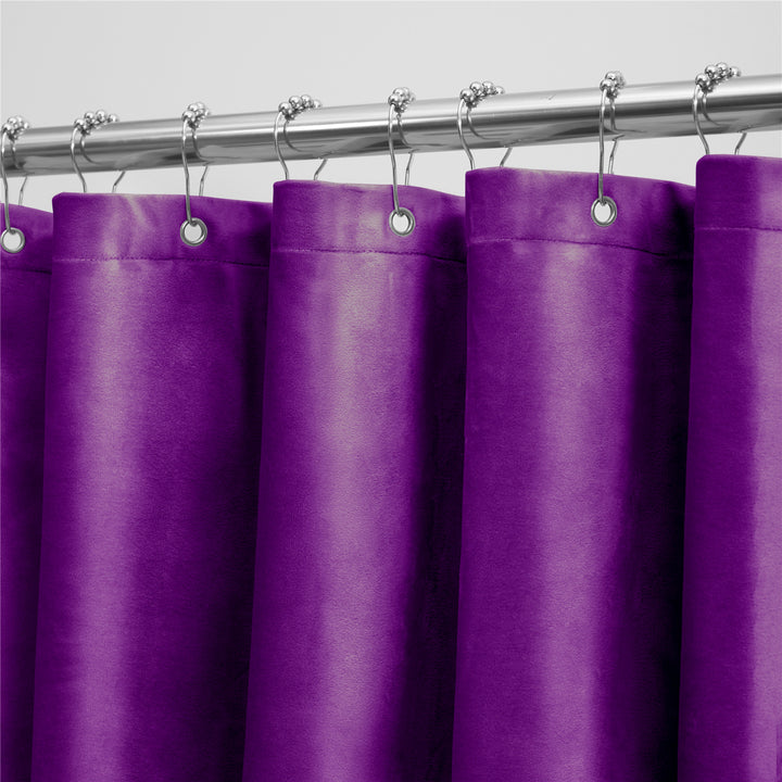 Velvet Grommet Top Curtain Stornfield