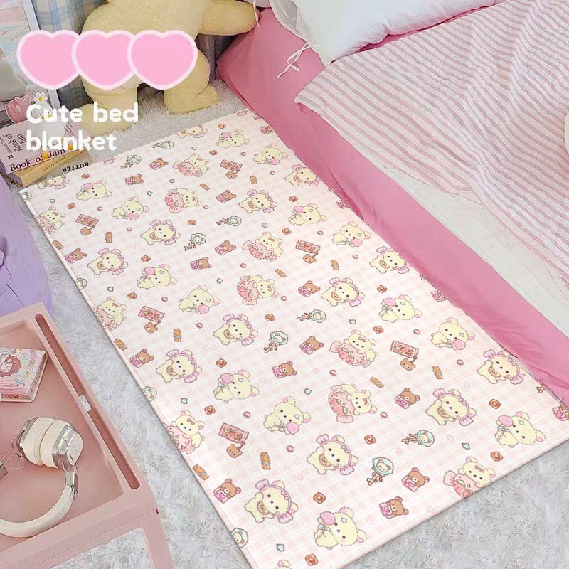 Cute Cartoon-Themed Bed Blanket