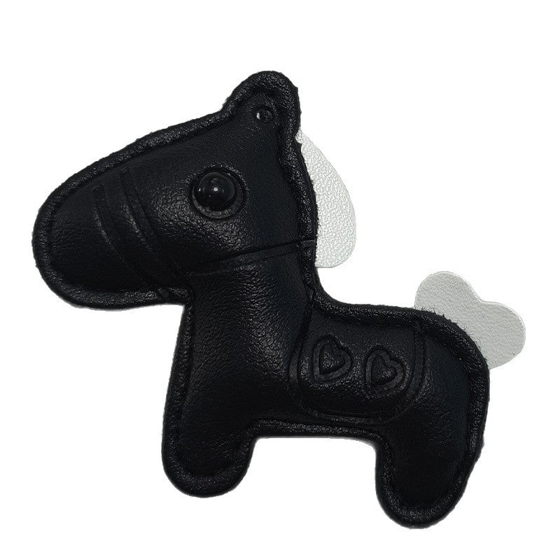Leather Horse-Shaped Keychain Stornfield