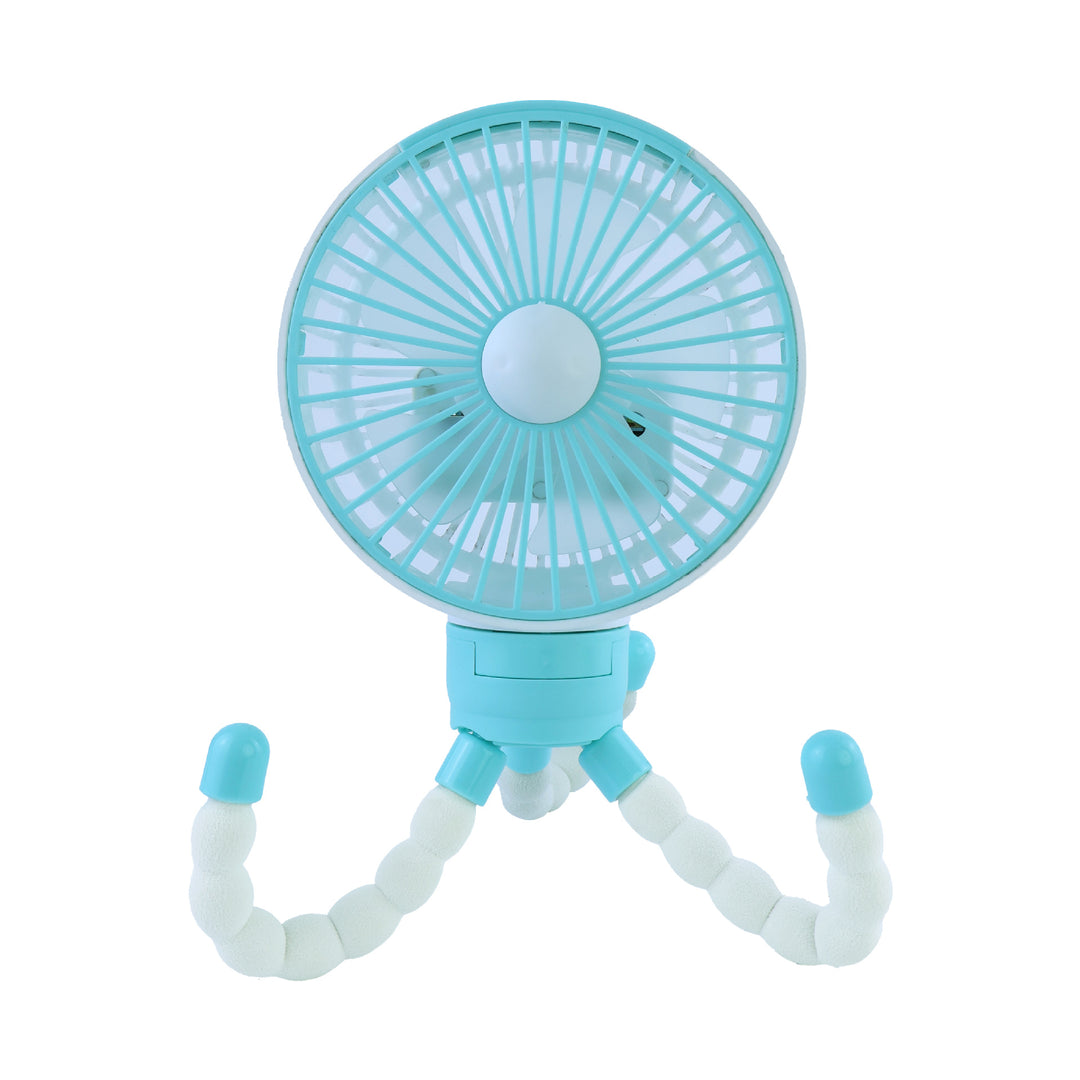 Women's Portable Flexi- Hand Fan with Flexible Stand Stornfield