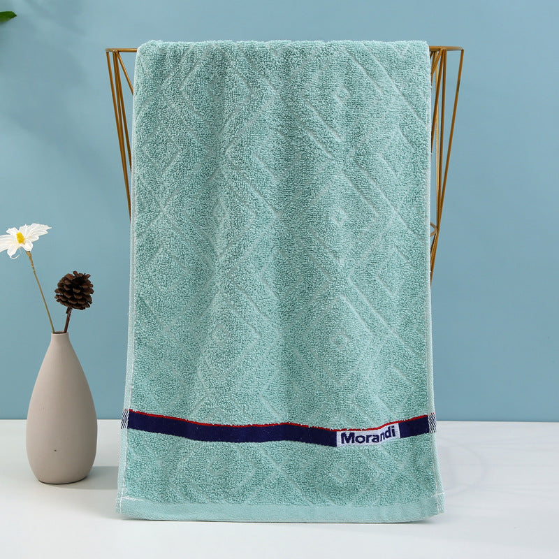 Terry Bath Towel with High-Quality Check Border Stornfield