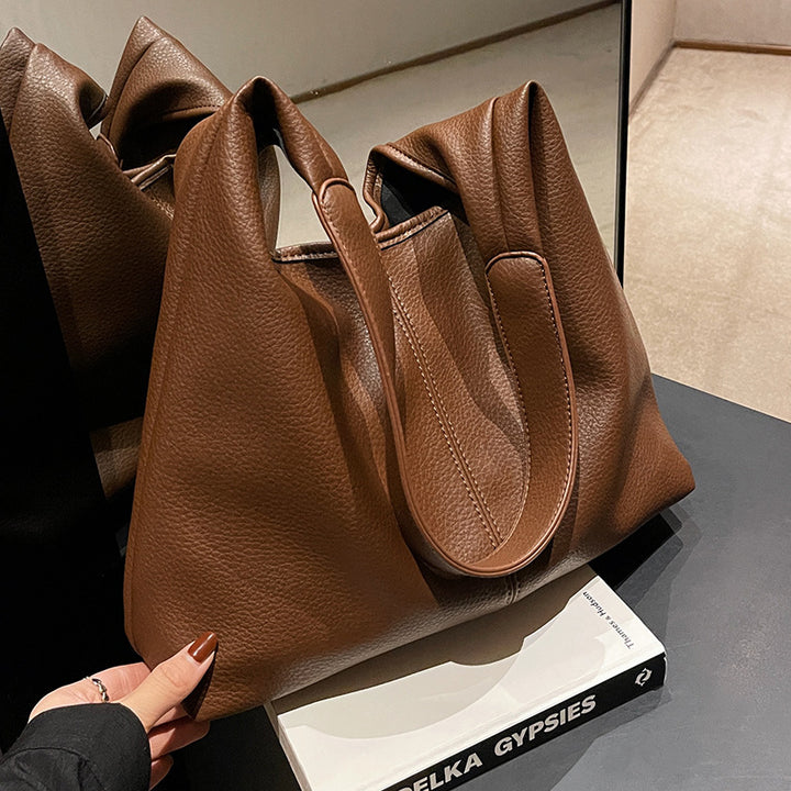Textured Hobo Handbag