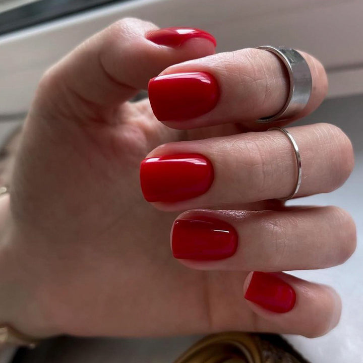 Artful Nail Extensions with Elegant Glossy Finish Stornfield