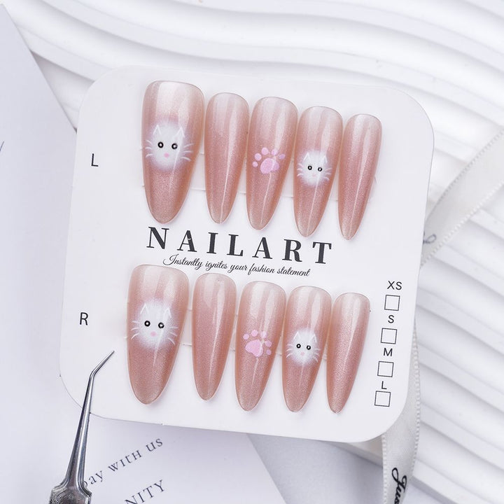 Artificial nails with elegant ombre finish Stornfield