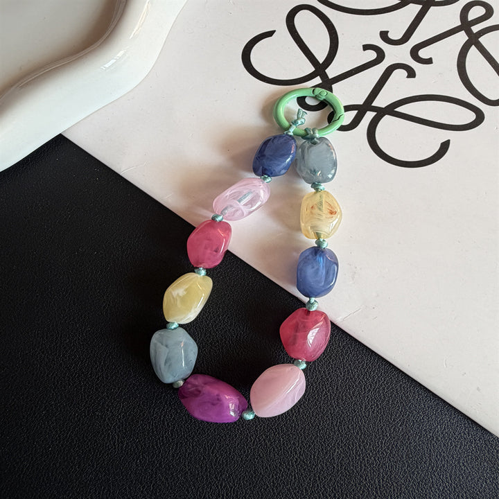 Handmade Beaded Charm Keychain Stornfield