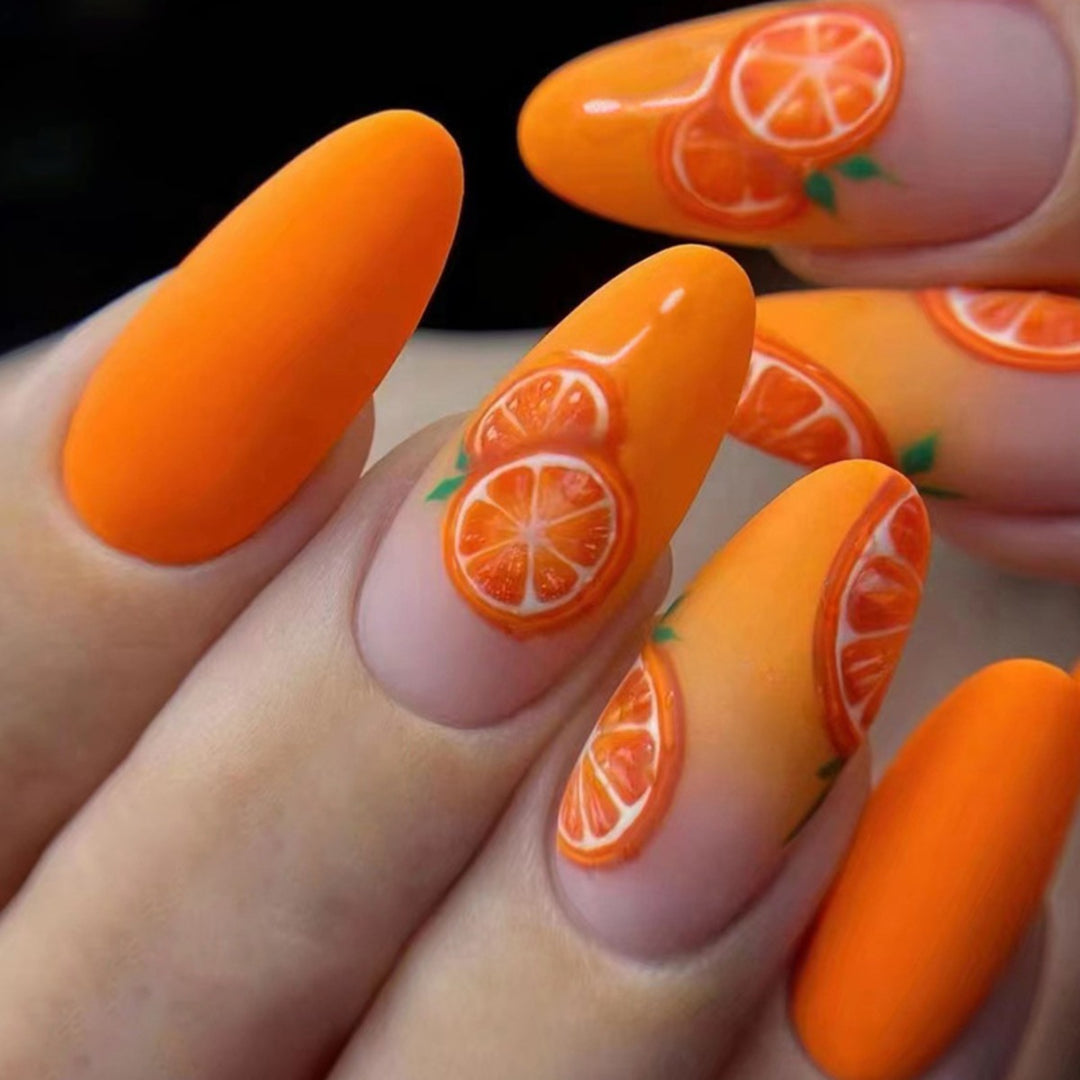 Artistic Fruit-Themed Nail Art Stornfield