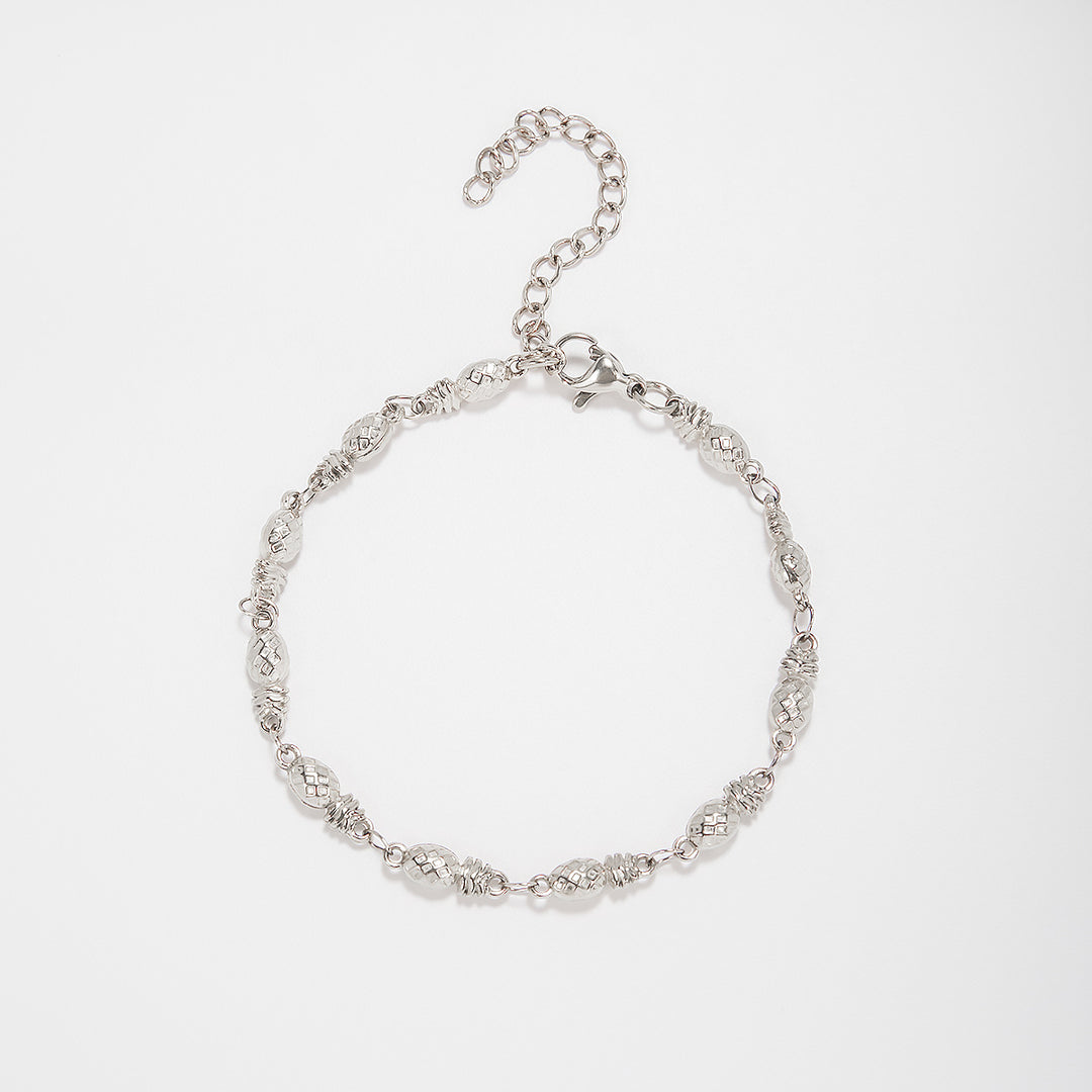 Intricate Textured Chain Bracelet Stornfield