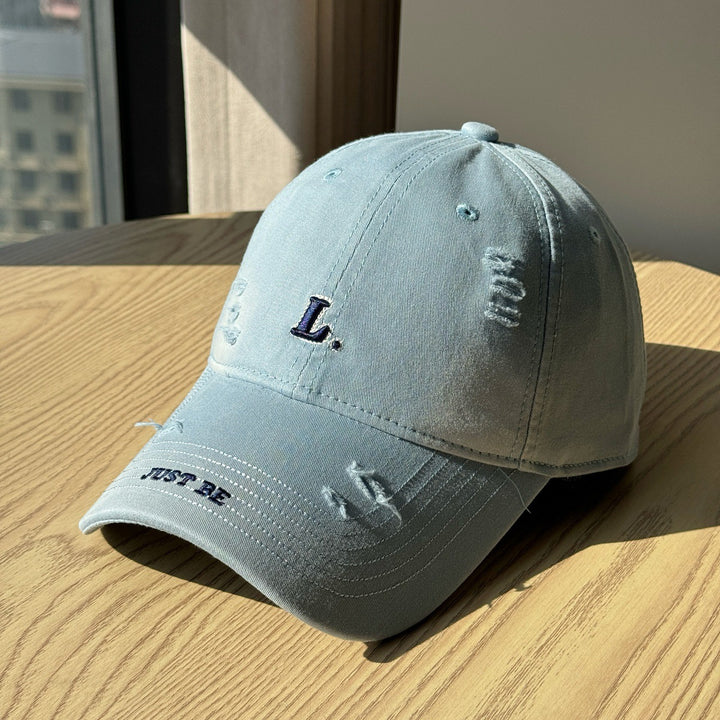 Women's Distressed Cotton Baseball Cap Stornfield