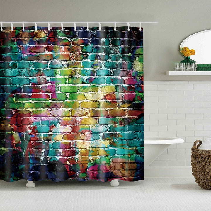 Floral Patterned Bathroom Shower Curtain Stornfield
