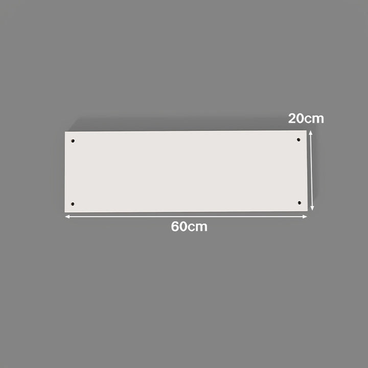 Heavy-Duty Square Mounting Cover Plate with Four Corner Fastener Holes