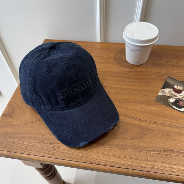Men's Distressed Fabric Baseball Cap Stornfield