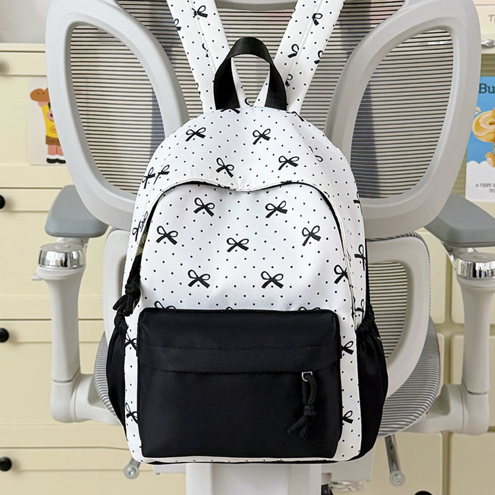 Cute Decorative Bow-Themed Backpack Stornfield