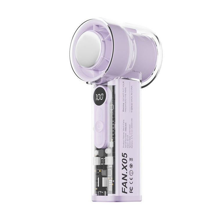 Women Portable High-Performance Fan with Digital Display Stornfield