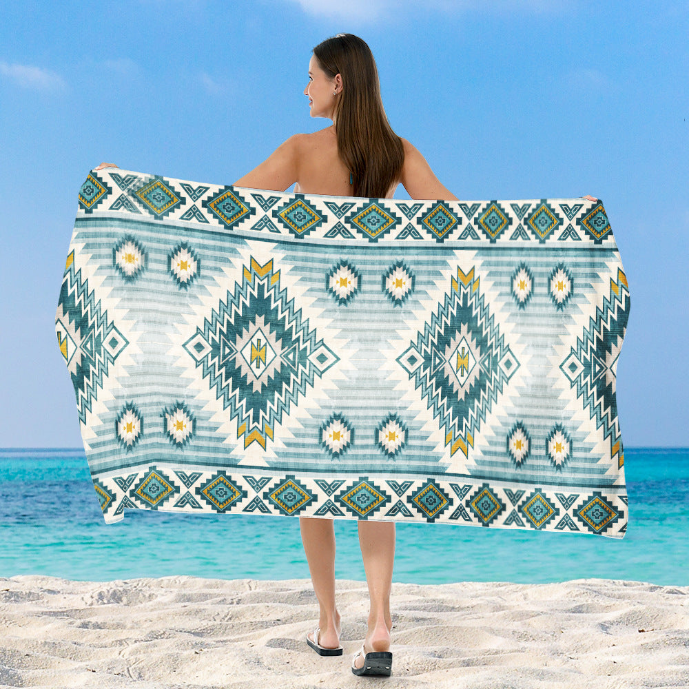 Beach towel with exclusive geometric pattern Stornfield