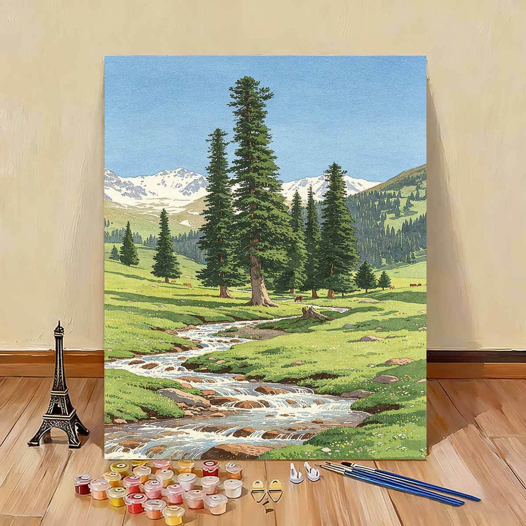 Scenic Nature Landscape Paint by Numbers Kit Stornfield