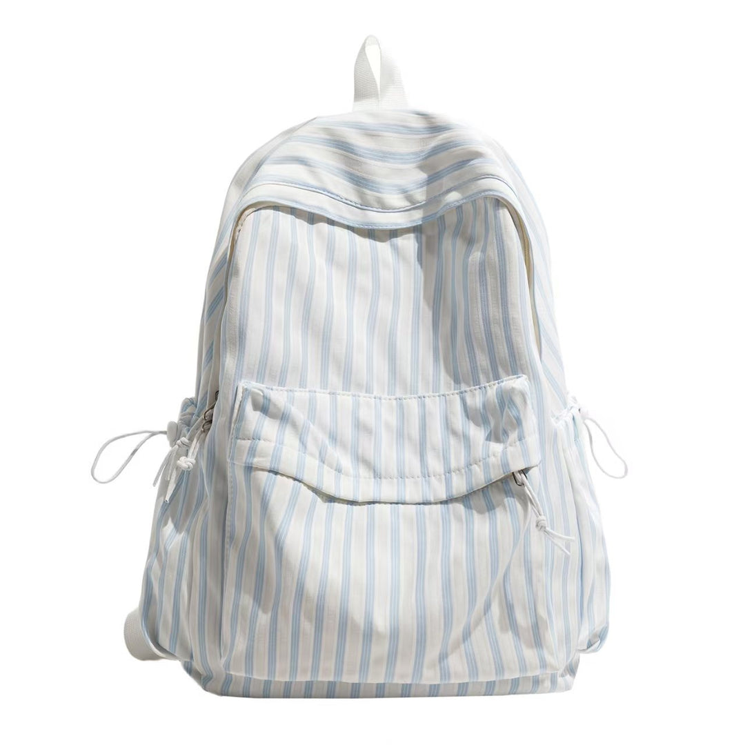 Backpack with Striped Design and Practical Side Pockets Stornfield