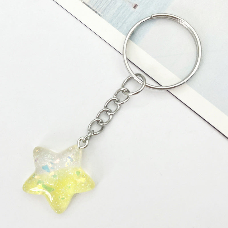 Star-Shaped Acrylic Keychain Stornfield
