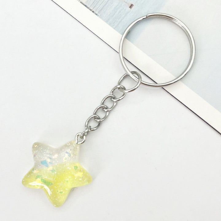 Star-Shaped Acrylic Keychain Stornfield