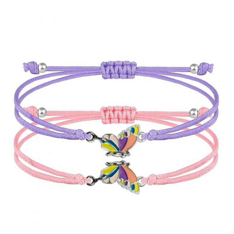 Butterfly Charm Necklace and Bracelet Set Stornfield