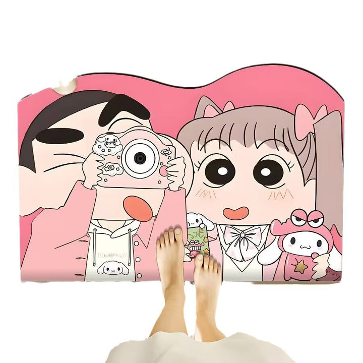 Playful Cartoon-Themed Floor Mat Stornfield