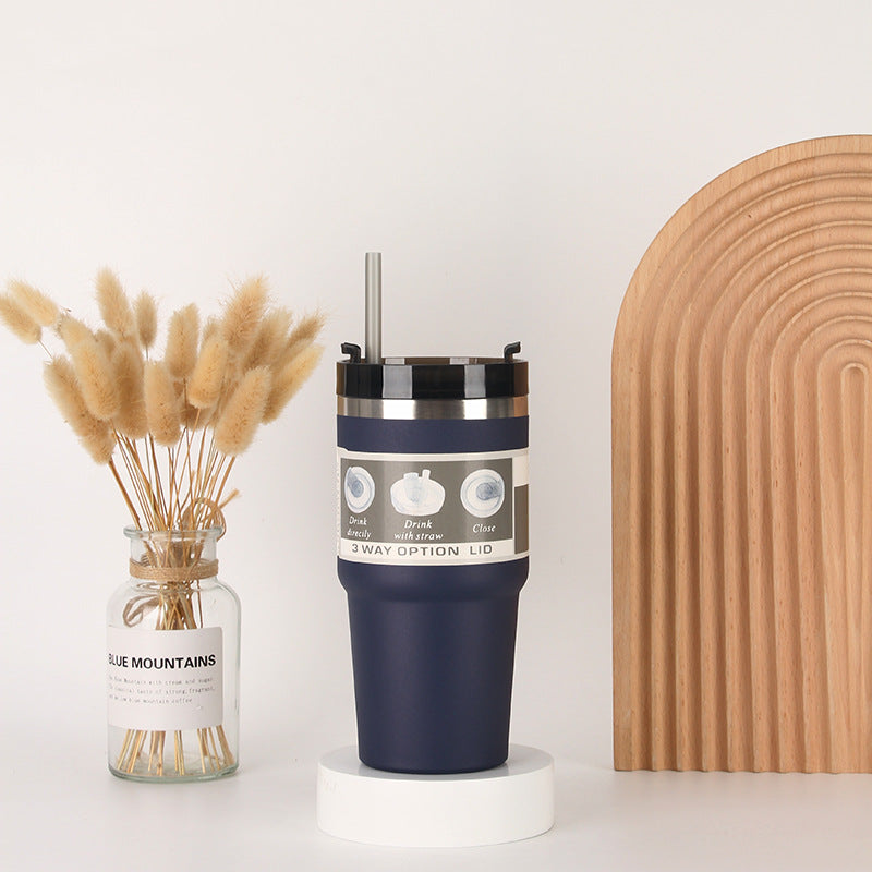 Unisex Insulated Drinking Cup with Integrated Straw Stornfield