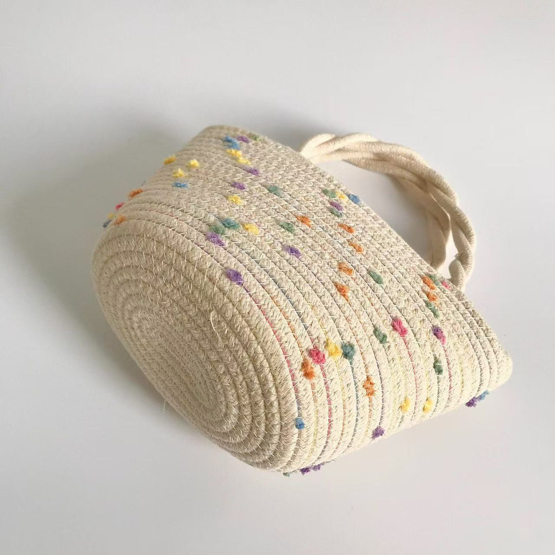 Women's handbag with colorful polka dot design Stornfield