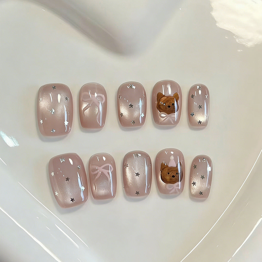 Exquisite Nail Art with Cute Dog Movie Motifs Stornfield