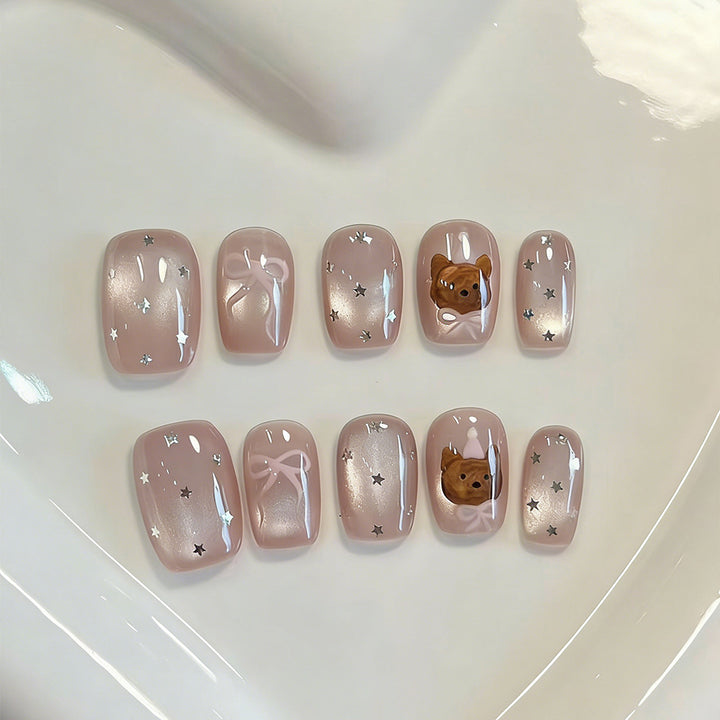 Exquisite Nail Art with Cute Dog Movie Motifs Stornfield